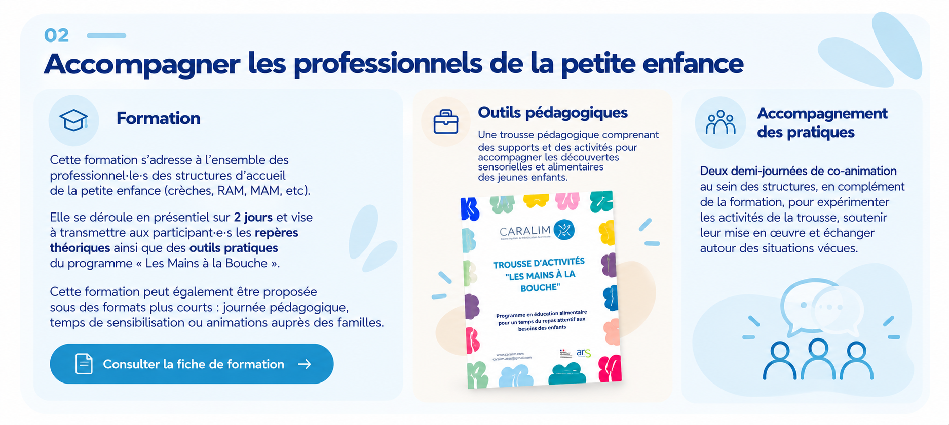 CARALIM - Accompagner les professionnels de la petite enfance